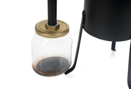 Наполнение стеклянного сборника легко контролировать. Конденсационная камера Ворон